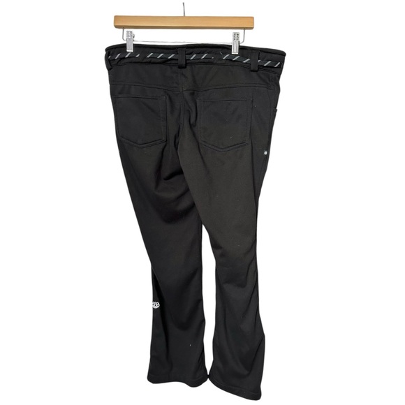 686 Womens Smarty Snowboard Pants Fleece Liner Zip-In Black Boyfriend Fit Medium - Picture 3 of 9